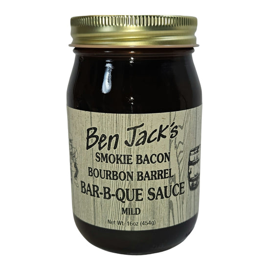 bbq sauce - mild smokie bacon bourbon by ben jack larado's