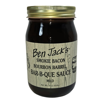bbq sauce - mild smokie bacon bourbon by ben jack larado's