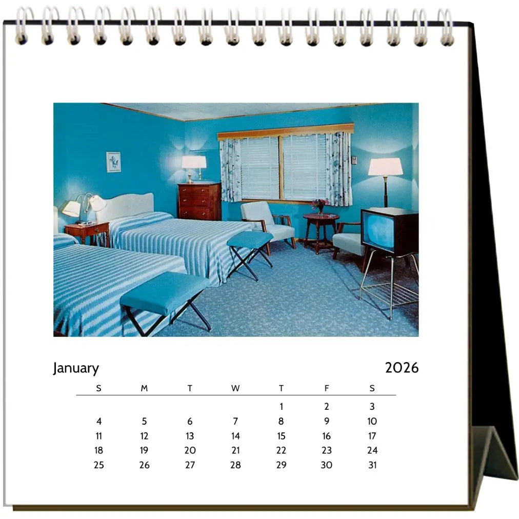 desk easel calendar - 2026 - found image by found image