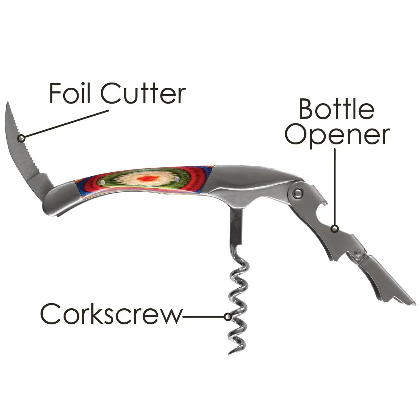 bar tool - waiter's corkscrew - marrakesh by totally bamboo