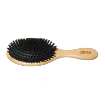 hair brush - soft bristle - bamboo by zefiro