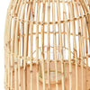 lantern - bamboo + glass votive by creative co-op