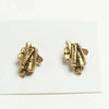 earrings - bar stack studs - 24kgp by tilly doro