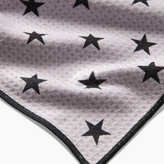 paw towel - microfiber - bark stars by geometry house