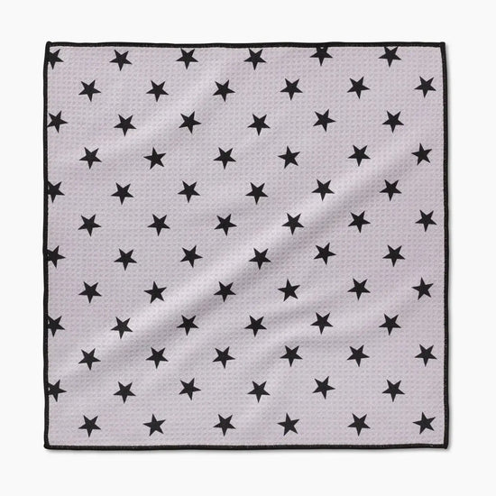 paw towel - microfiber - bark stars by geometry house