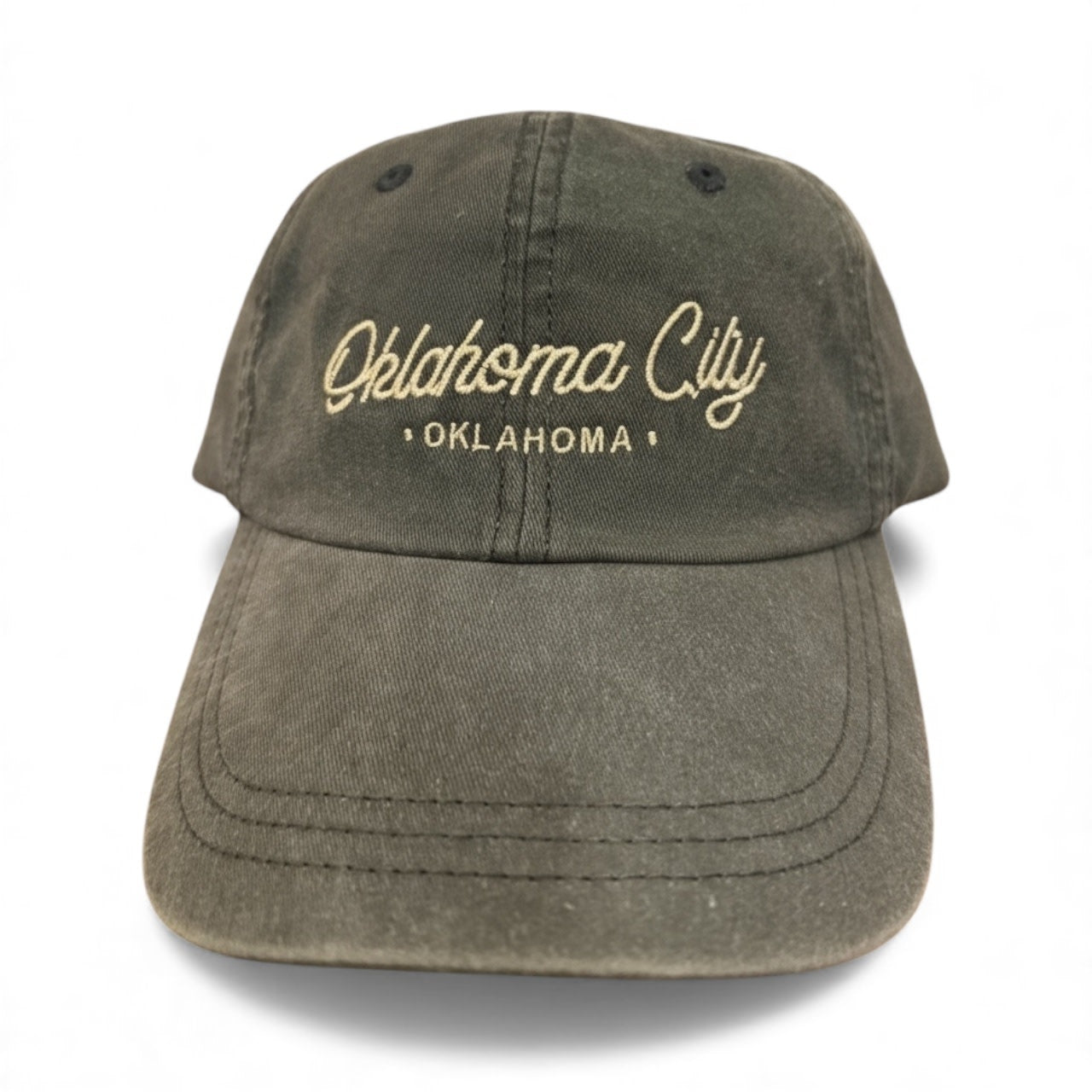 baseball hat - oklahoma city - peppercorn by ruff house print shop