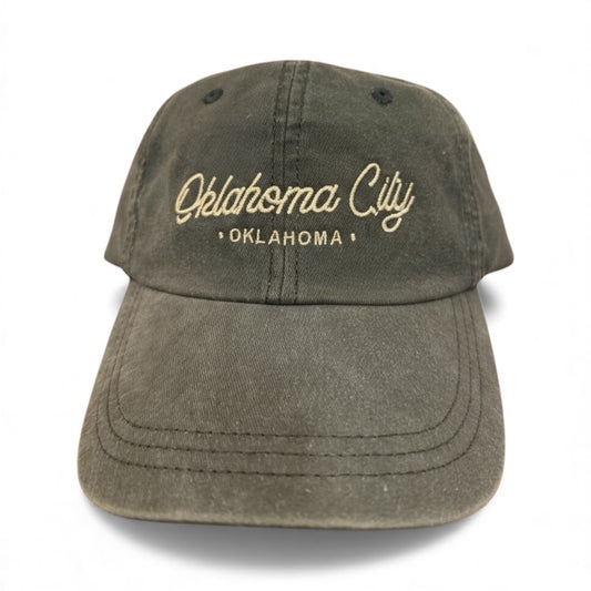baseball hat - oklahoma city - peppercorn by ruff house print shop