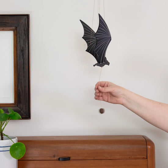 mobile - flying - bat by tulia's artisan gallery