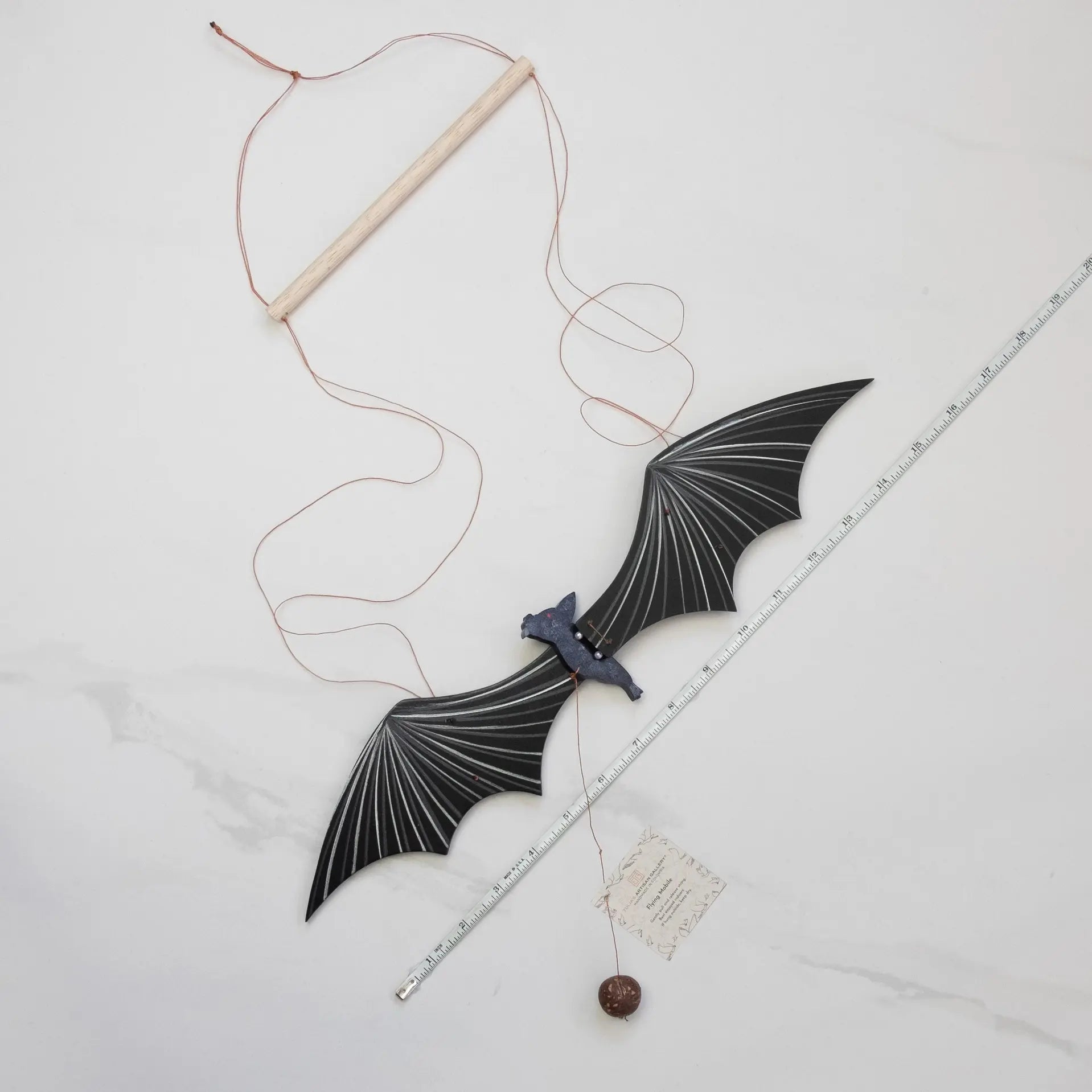 mobile - flying - bat by tulia's artisan gallery