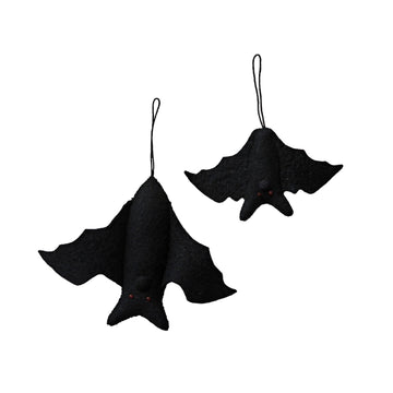 ornament - felt bat by creative co-op