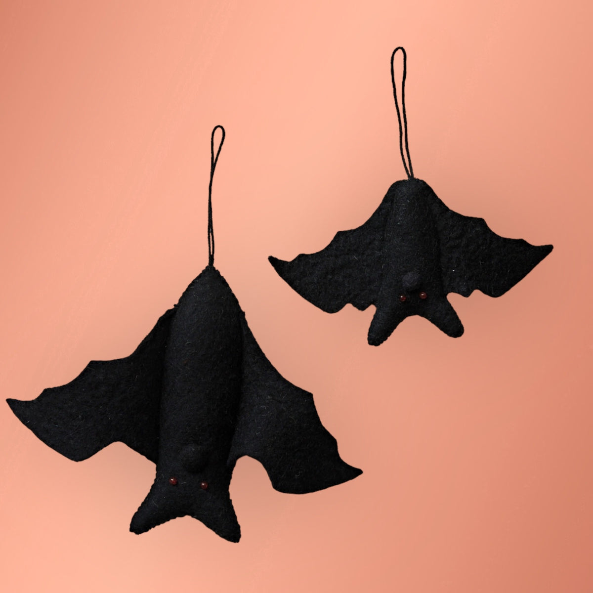 ornament - felt bat by creative co-op