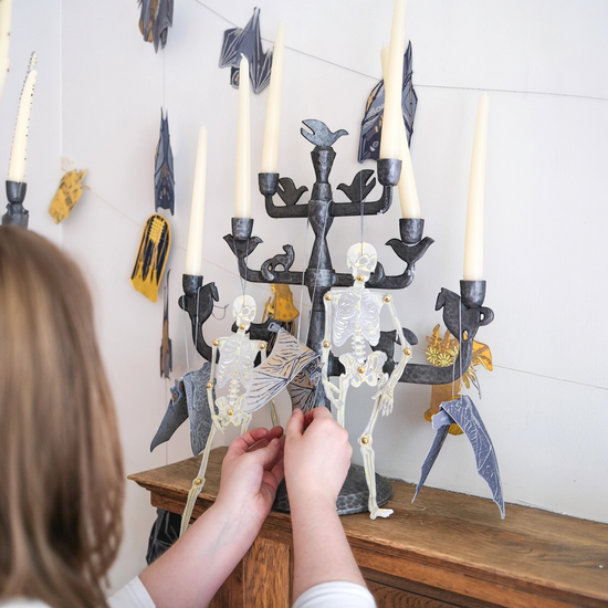 garland - recycled cotton paper - bats by east end press