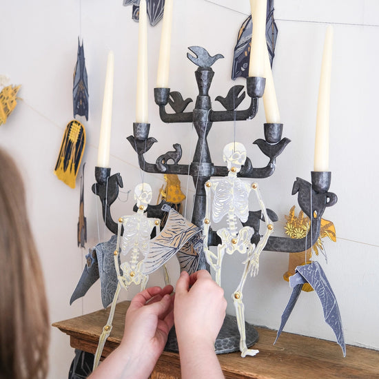ornaments - recycled cotton paper - bats by east end press