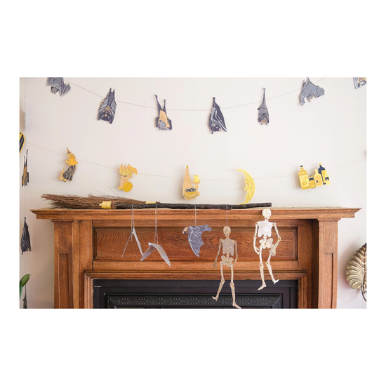 garland - recycled cotton paper - bats by east end press