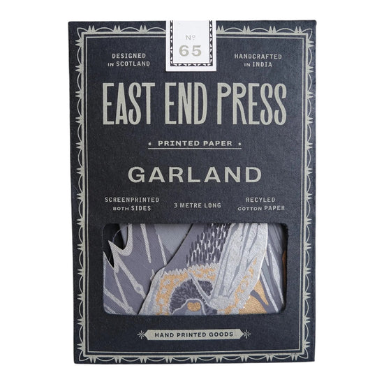 garland - recycled cotton paper - bats by east end press