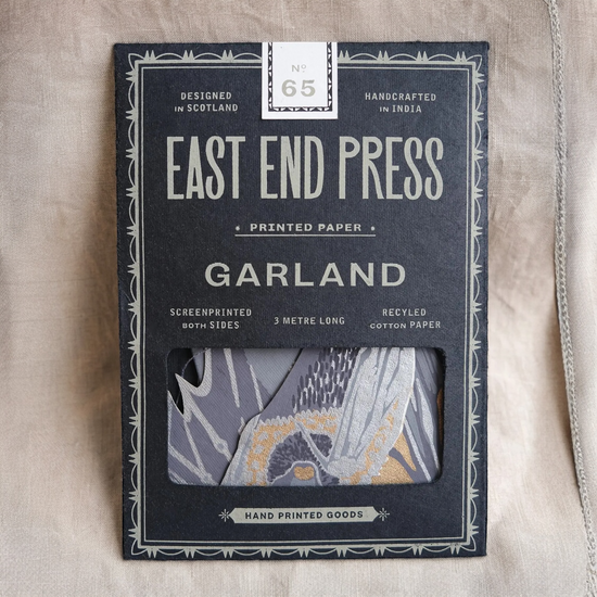 garland - recycled cotton paper - bats by east end press
