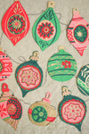 garland - recycled cotton paper - bauble ornaments by east end press