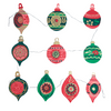 garland - recycled cotton paper - bauble ornaments by east end press