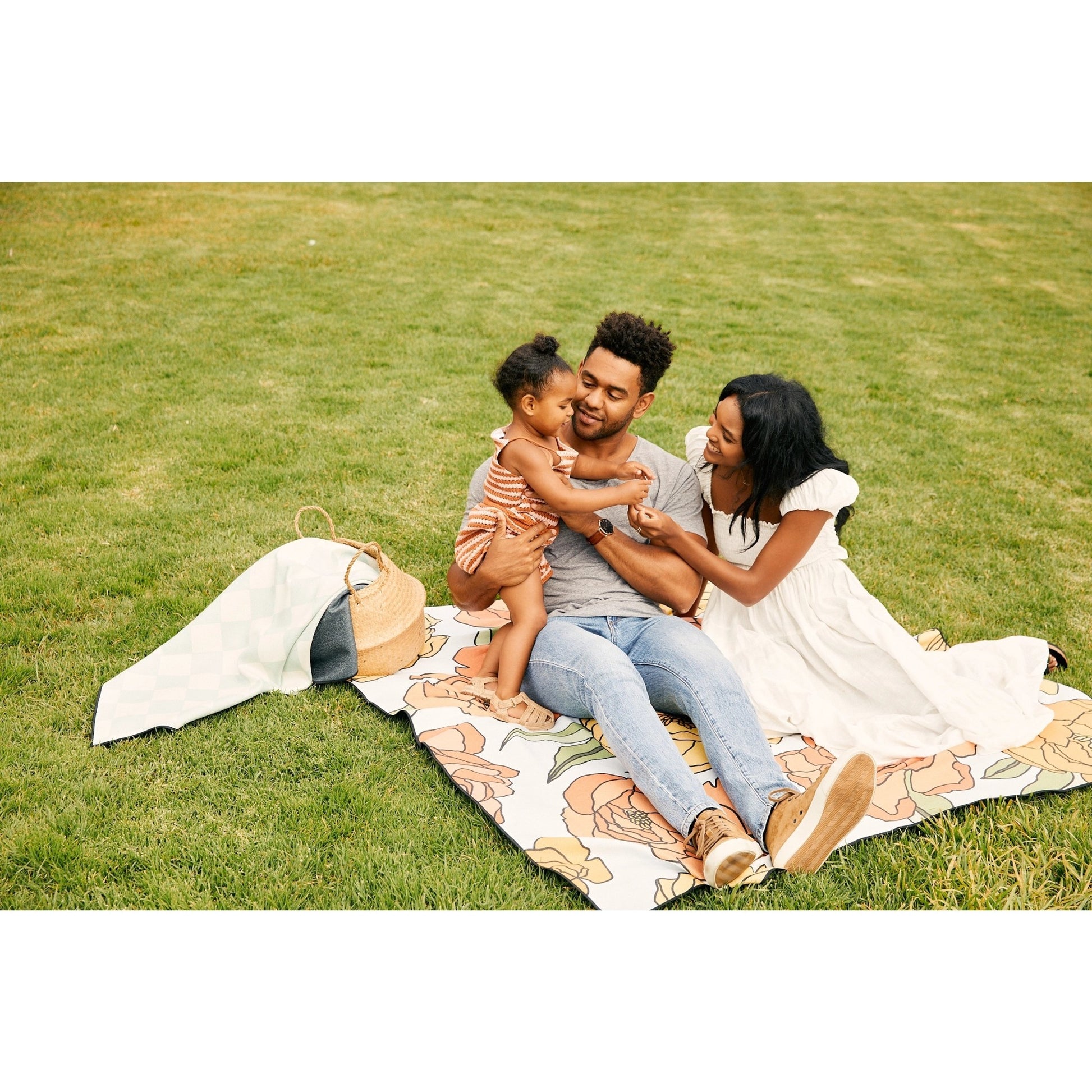 microfiber beach blanket - black stripes by geometry house