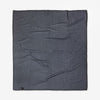 microfiber beach blanket - black stripes by geometry house