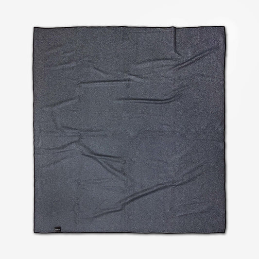 microfiber beach blanket - black stripes by geometry house