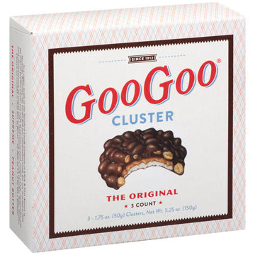 candy - original goo goo cluster - 3 count by redstone foods inc