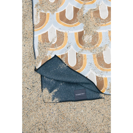 microfiber beach towel - rained on by geometry house