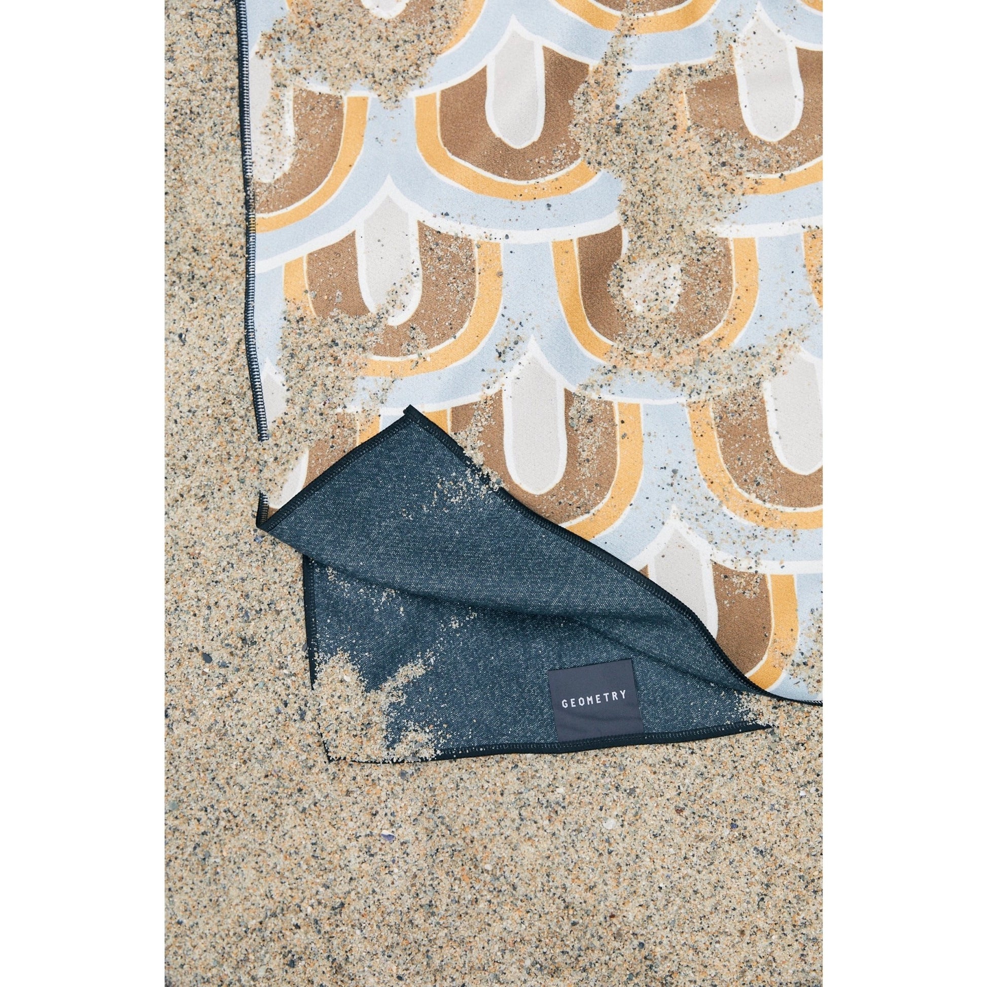 microfiber beach towel - rained on by geometry house