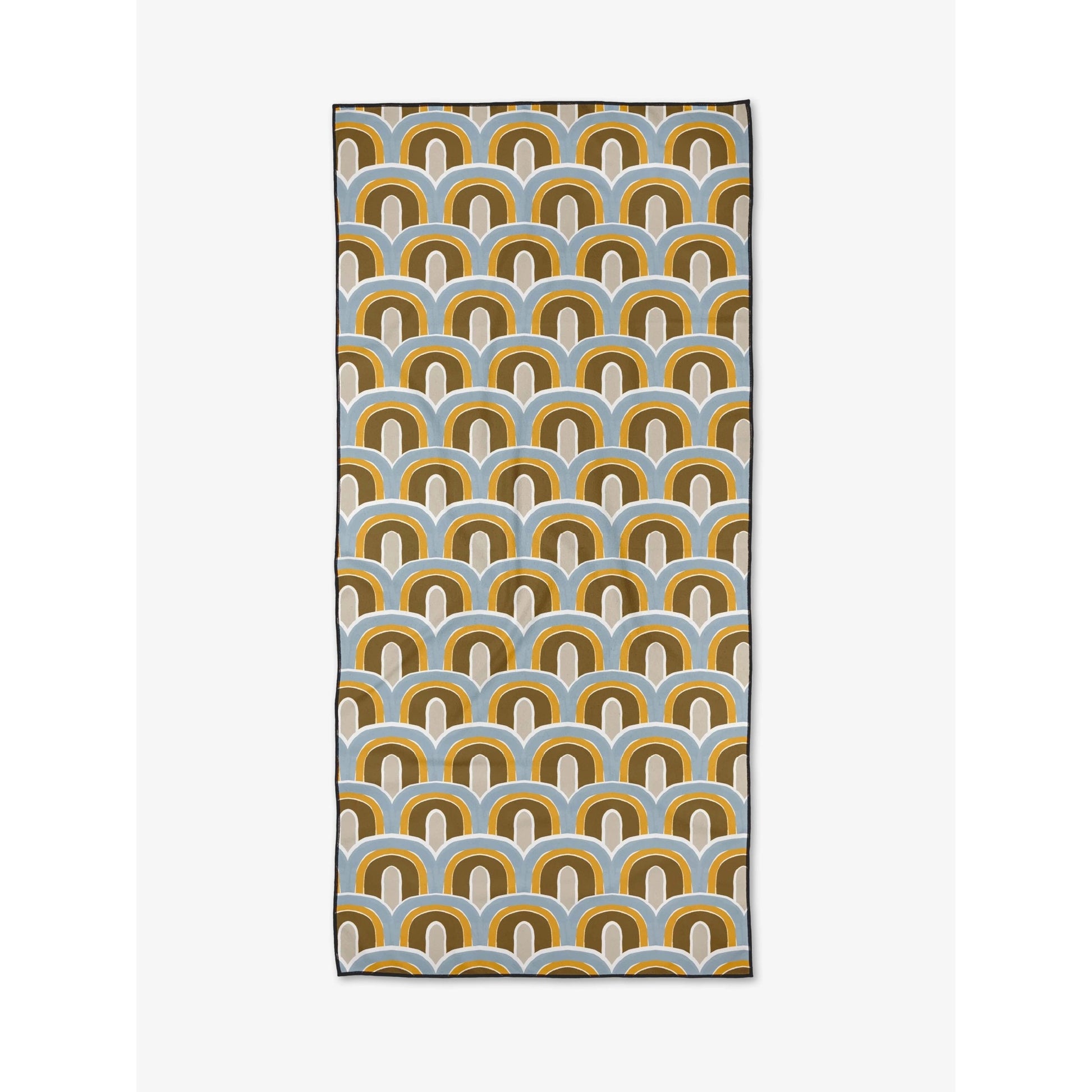 microfiber beach towel - rained on by geometry house