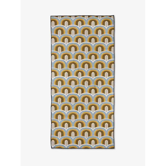 microfiber beach towel - rained on by geometry house