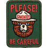 patch - embroidered - please be careful - smokey bear by the landmark project
