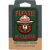 patch - embroidered - please be careful - smokey bear by the landmark project