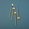 spoon - thin gold - 4.75" short by be home