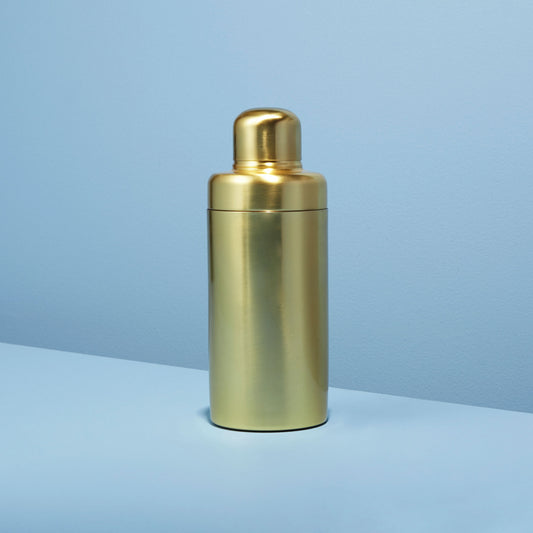 cocktail shaker - verona - matte gold by be home