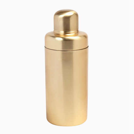 cocktail shaker - verona - matte gold by be home
