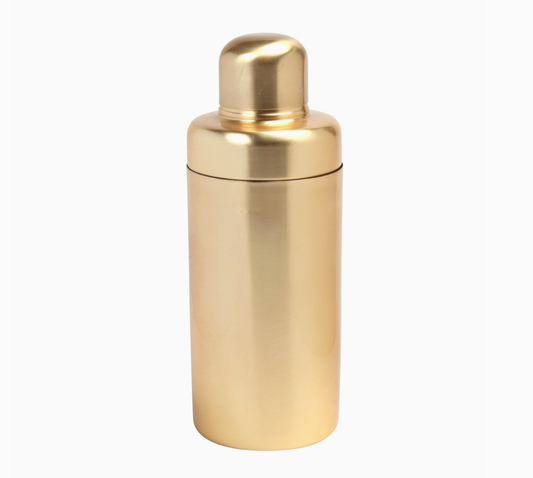cocktail shaker - verona - matte gold by be home
