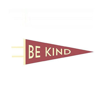 wool pennant - be kind by gibbs smith