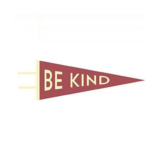 wool pennant - be kind by gibbs smith