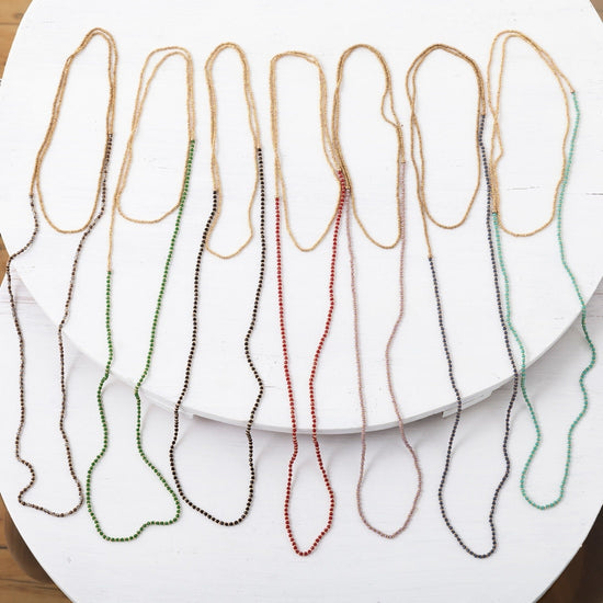 necklace - beaded color pop by baizaar