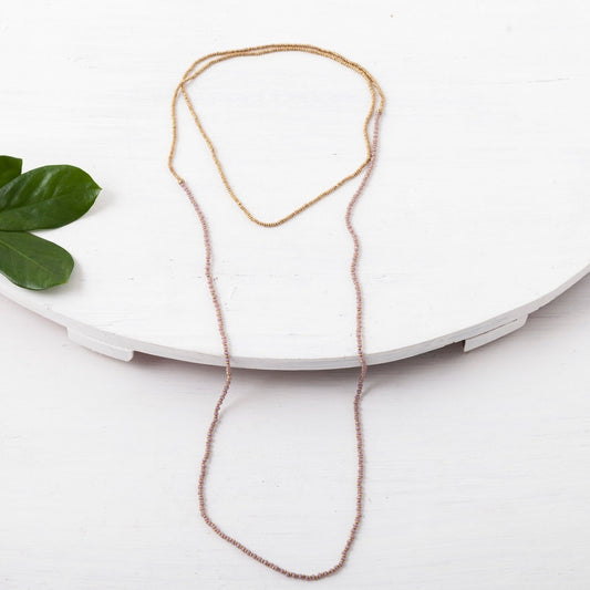 necklace - beaded color pop by baizaar