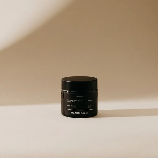 beard balm - shea butter - amber scent by preston