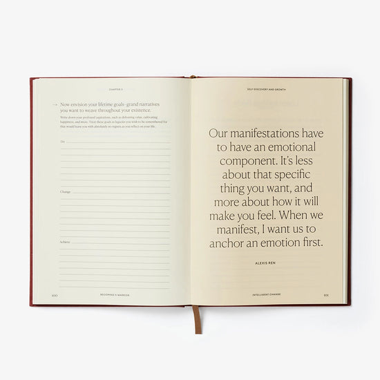 book - journal - becoming a warrior - personal growth workbook by intelligent change