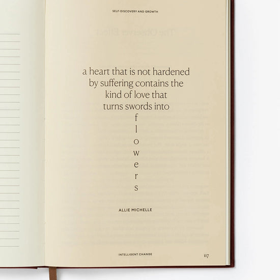 book - journal - becoming a warrior - personal growth workbook by intelligent change