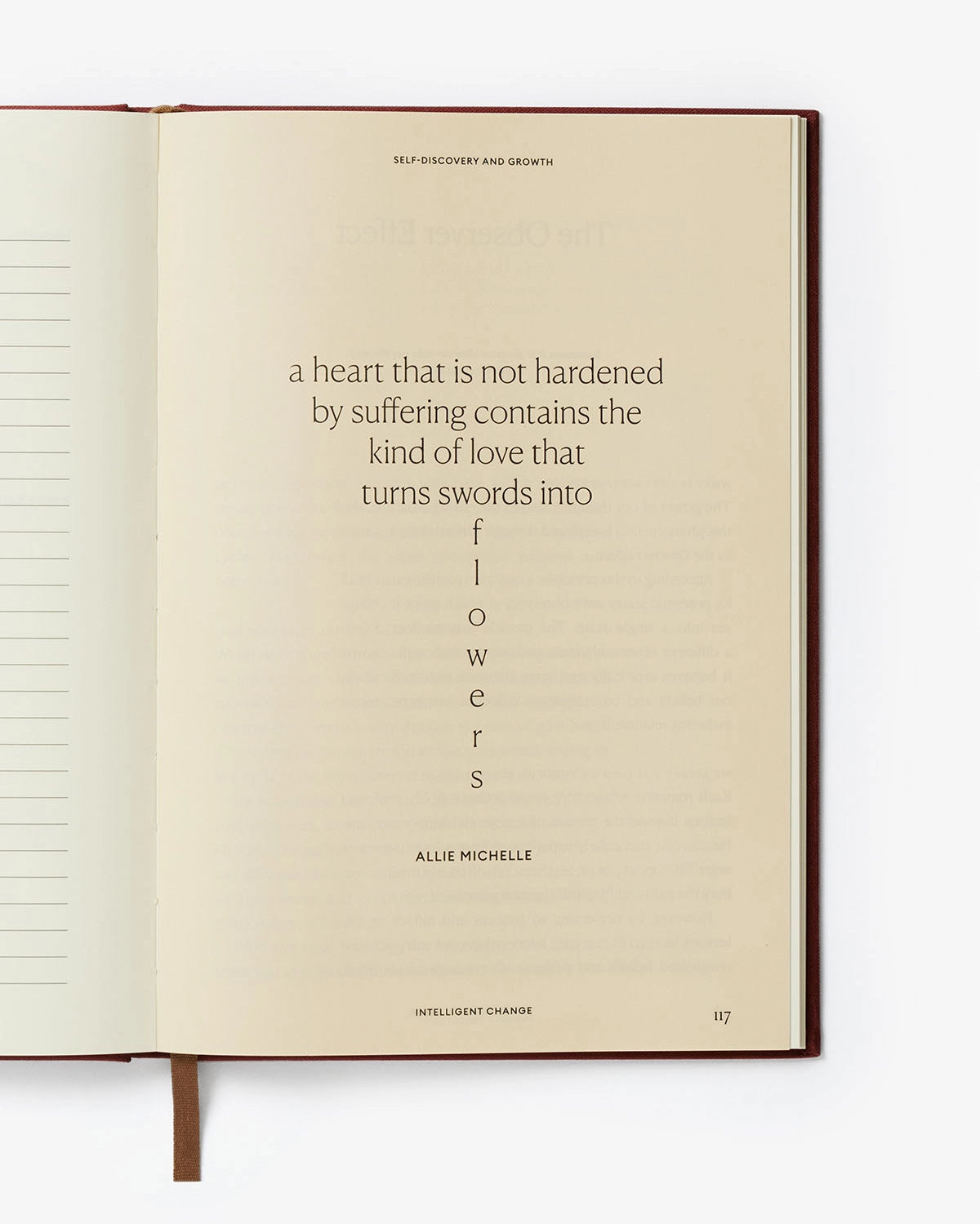 book - journal - becoming a warrior - personal growth workbook by intelligent change