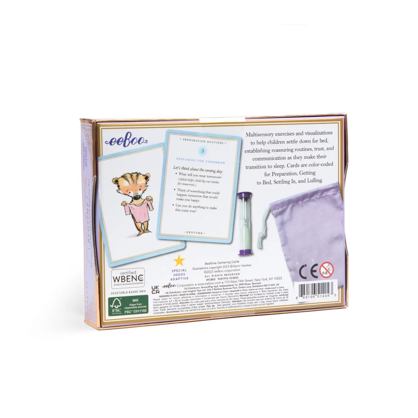 centering card set - bedtime by eeboo