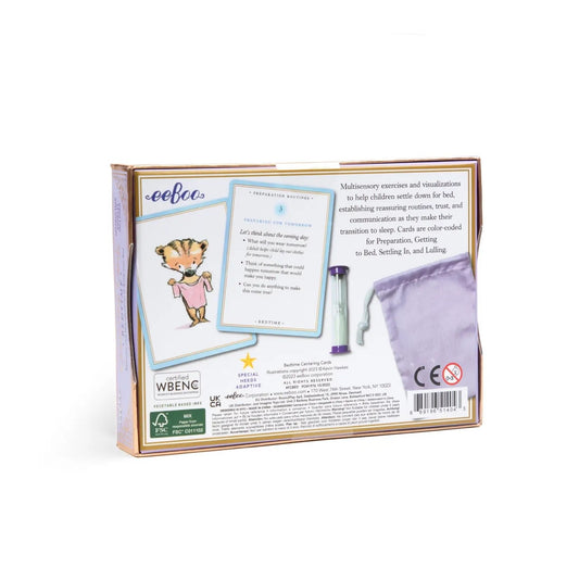 centering card set - bedtime by eeboo