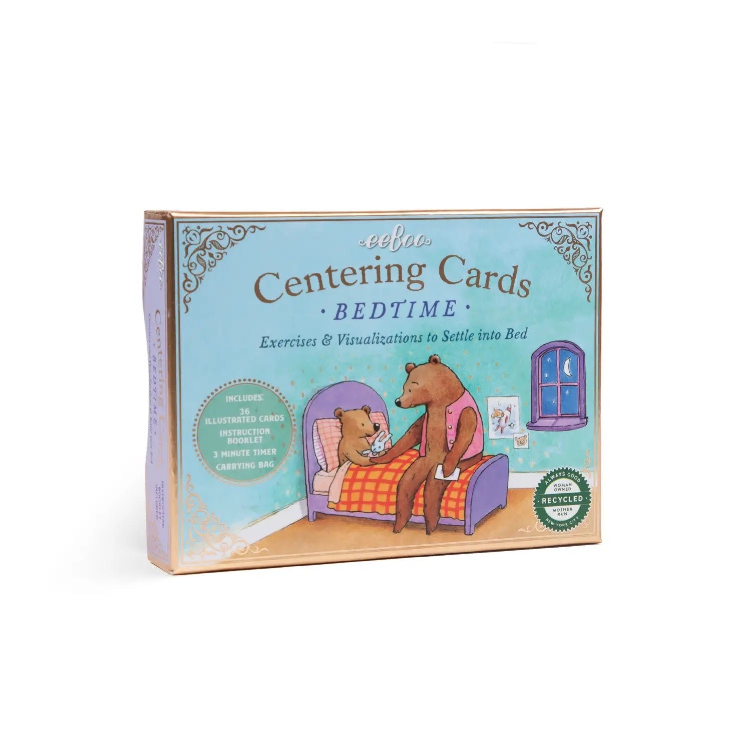 centering card set - bedtime by eeboo