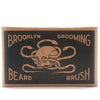 beard brush - beechwood + boar bristles by brooklyn grooming