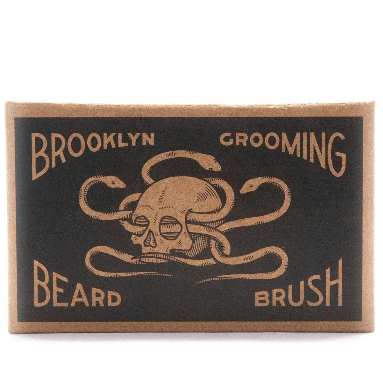 beard brush - beechwood + boar bristles by brooklyn grooming