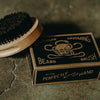 beard brush - beechwood + boar bristles by brooklyn grooming